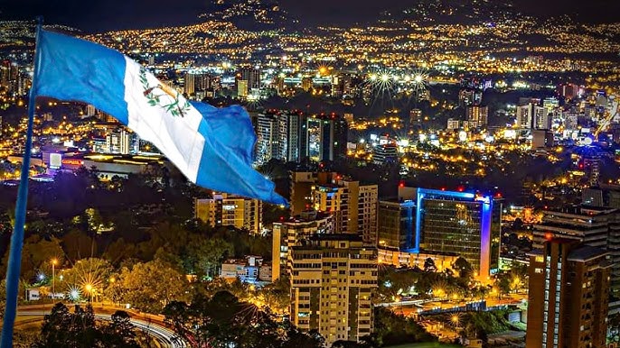 Vista aérea de Ciudad de Guatemala zona central
